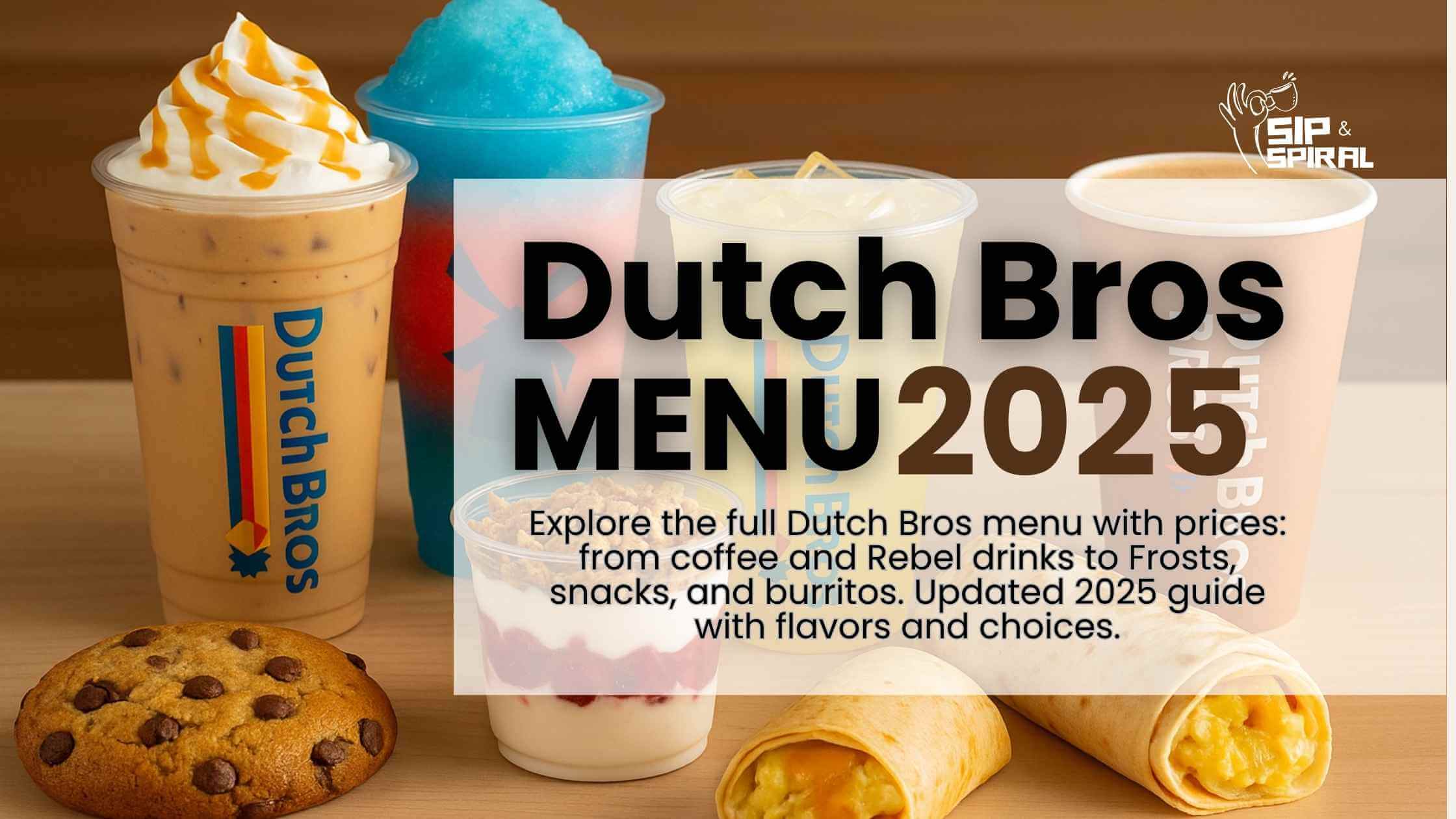 Dutch Bros menu 2025