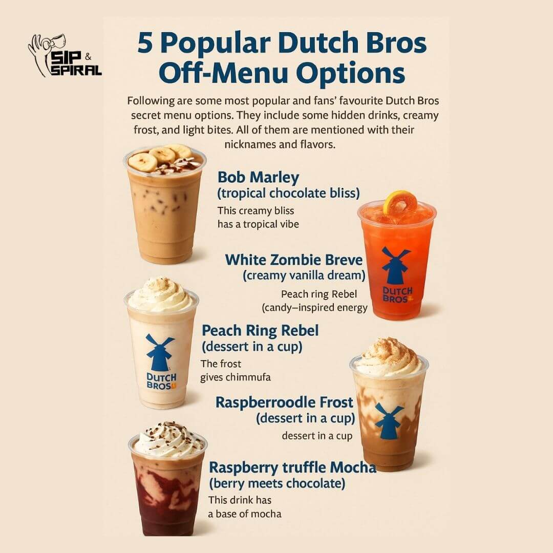Five popular Dutch bros off-menu options for Dutch fans 2025
