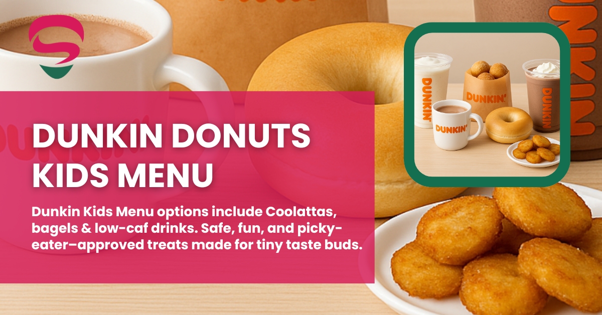 Dunkin Kids Menu Guide Smart Picks for Young Sippers