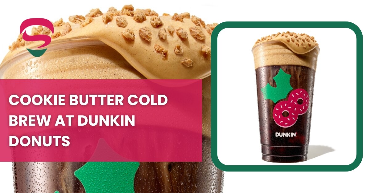 Cookie Butter Cold Brew at Dunkin Donuts.